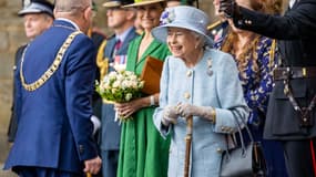 La reine Elizabeth II à Édimbourg le 27 juin 2022