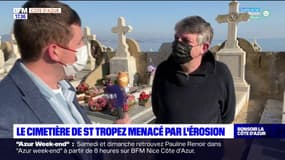 Le cimetière de Saint-Tropez menacé par l'érosion