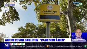 Aire de covoiturage du Quai Gailleton à Lyon : "Ca ne sert à rien !"