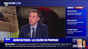 Mobilisation des agriculteurs: "Ça fait un certain temps qu'on sent la colère monter", affirme Charles Sitzenstuhl (Renaissance)