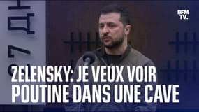 Volodymyr Zelensky: "J’espère que le président russe finira ses jours dans une cave"