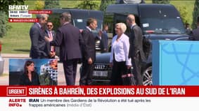 Emmanuel Macron arrive au sommet de l'Otan à Ankara (Turquie)