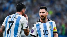 Rodrigo De Paul et Lionel Messi