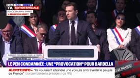 Condamnation de Marine Le Pen: Jordan Bardella estime que "la démocratie française a été exécutée"