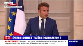 Gaz: Emmanuel Macron souhaite "accélérer notre transition le plus vite possible pour pouvoir nous en passer"