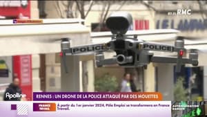 Rennes : un drone de la police attaqué par des mouettes 