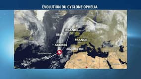 L'ouragan Ophelia devrait épargner la France mais toucher l'Irlande ce lundi