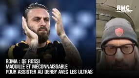 Roma : De Rossi maquillé et méconnaissable pour assister au derby avec les ultras