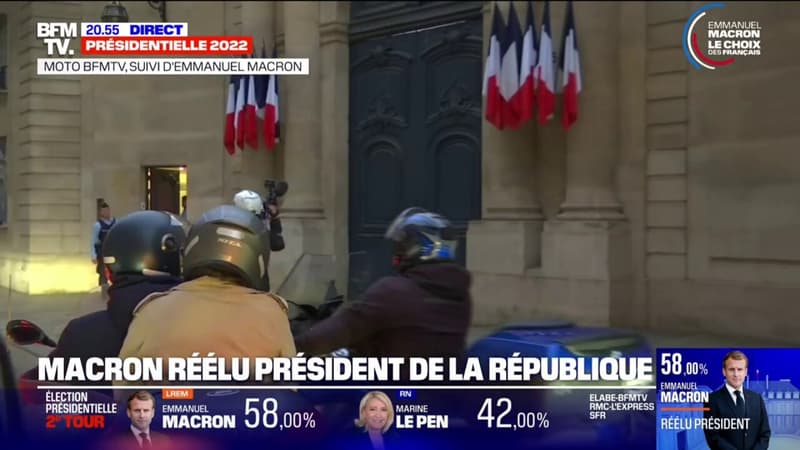 Emmanuel Macron a quitté le palais de l'Élysée pour se rendre à Matignon, auprès de Jean Castex