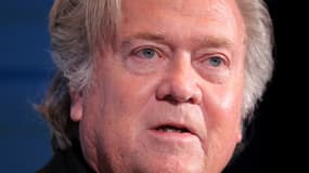 Steve Bannon au Sommet de l'économie mondiale Semafor 2025, à Washington DC, le 23 avril 2025