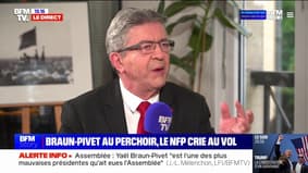 Yaël Braun-Pivet réélue à la présidence de l'Assemblée : "Nous étudions actuellement la manière dont cet appel peut être le plus efficace possible."déclare Jean-Luc Mélenchon