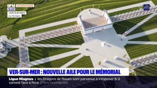 Ver-sur-Mer: le chantier de la nouvelle aile du mémorial britannique avance en vue du D-Day