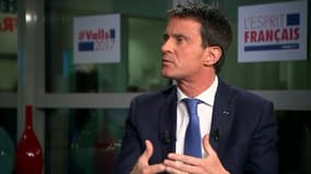 Manuel Valls invité de Ruth Elkrief, le 16 janvier 2017.