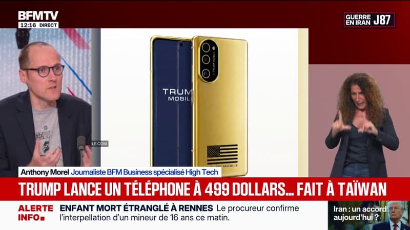 Le smartphone patriotique Trump mobile est composé de...composants asiatiques