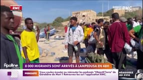 Lampedusa: 8 000 migrants arrivés en 24 heures, réunion de crise prévue