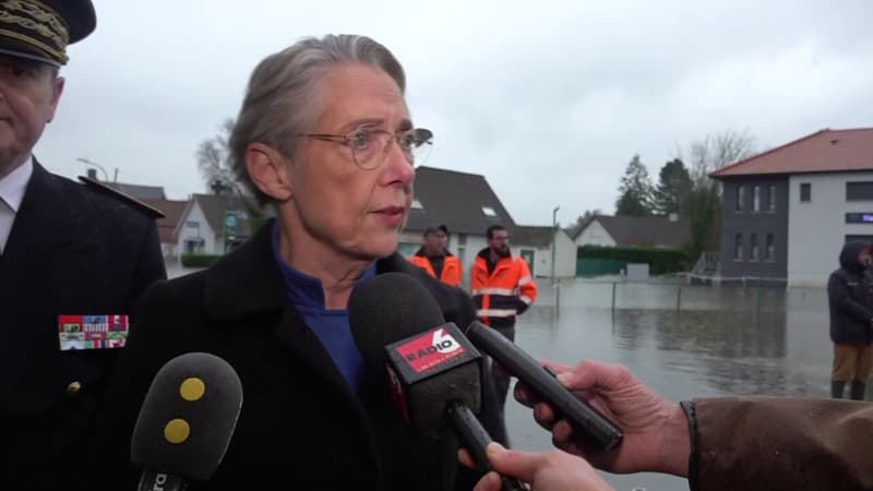 Inondations dans le Pas-de-Calais: Élisabeth Borne assure que le gouvernement 