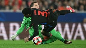 La boulette du gardien catalan Wojciech Szczesny lors de Benfica-Barcelone en Ligue des champions, le 21 janvier 2025