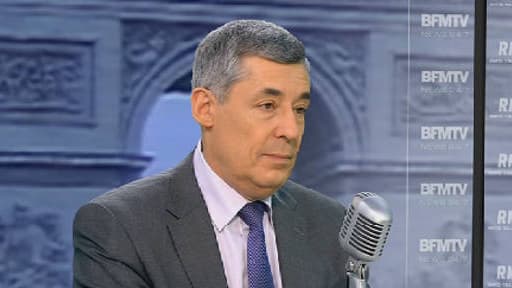 Henri Guaino sur le plateau de BFMTV, le 31 décembre 2013