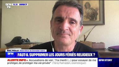 Suppression des jours fériés religieux: "Nous pouvons rendre notre calendrier plus pluraliste" estime Éric Piolle, maire EELV de Grenoble