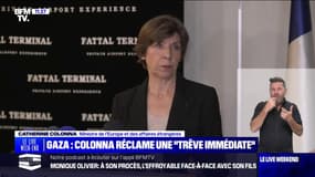 Gaza: "Une trêve immédiate est nécessaire" déclare Catherine Colonna