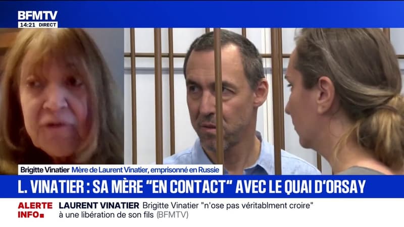 "Il va bien, il est résilient", assure Brigitte Vinatier, mère de Laurent Vinatier emprisonné en Russie