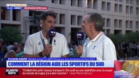 JO 2024: Sylvain André profite d'une célébration "entre sudistes" au siège de la région