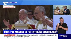 Le pape Léon XIV déplore le recul de la foi au profit de "l'argent", "du pouvoir et du plaisir"