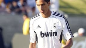Raphaël Varane lors de son arrivée au Real Madrid en 2011