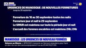 Manosque: les urgences de nouveau fermées les nuits du 16 au 30 septembre