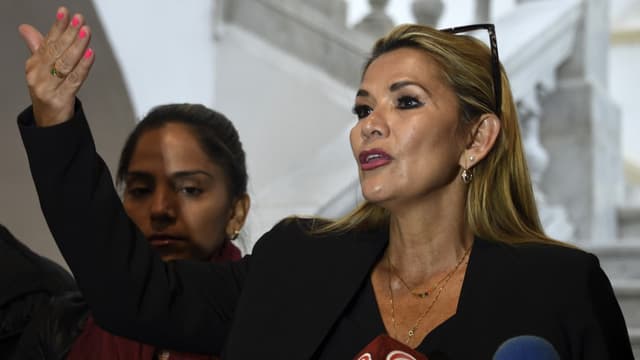 Jeanine Añez à La Paz en novembre 2019.