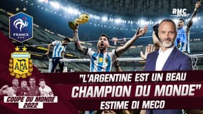  Coupe du monde 2022 : "L'Argentine est un beau champion du monde" estime Di Meco