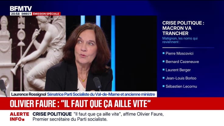 "Nous on préfère un Premier ministre de gauche", rappelle Laurence Rossignol (PS)