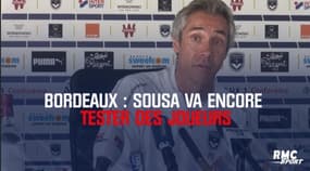 Bordeaux : Sousa va encore tester des joueurs d’ici la fin de saison