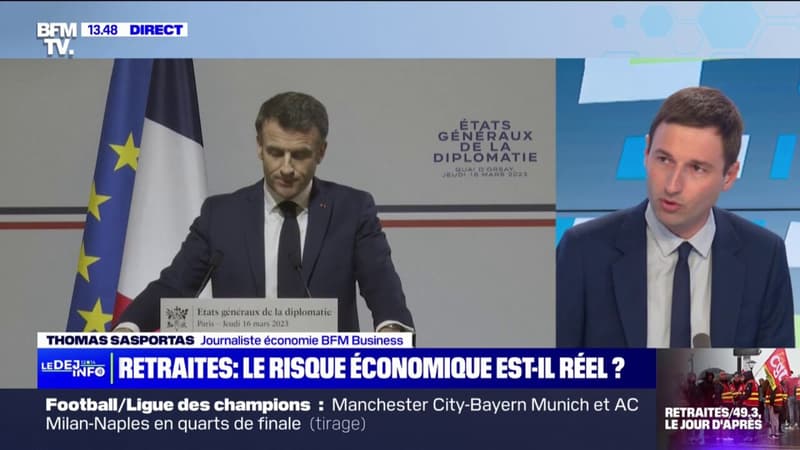 Est-ce que les risques économiques et financiers sont réels, si la réforme des retraites n'est pas adoptée?