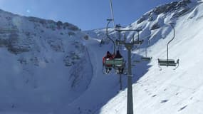 Un télésiège dans la station de ski Hochkar en Autriche.