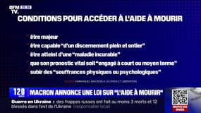 Emmanuel Macron annonce une loi sur "l'aide à mourir"