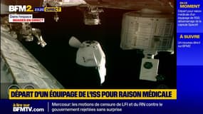 Départ pour raison médicale d'un équipage de l'ISS: la capsule Crew Dragon désamarrée avec succès
