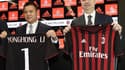 Yonghong Li et Marco Fassone (AC Milan)