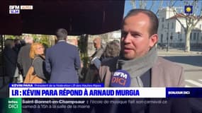 Hautes-Alpes: Kévin Para (LR) commente la décision d'Arnaud Murgia, nouveau soutien d'Emmanuel Macron
