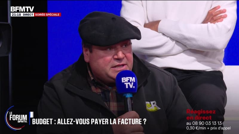 FORUM BFM - Xavier, éleveur et membre de la Coordination rurale estime que "nous allons passer notre temps à payer les intérêts de la dette" #FORUMBFM