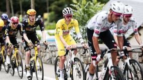 Tadej Pogacar lors de la 14e étape du Tour de France, le 19 juillet 2025