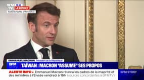 Emmanuel Macron sur Taïwan: "Nous sommes pour le statu quo"