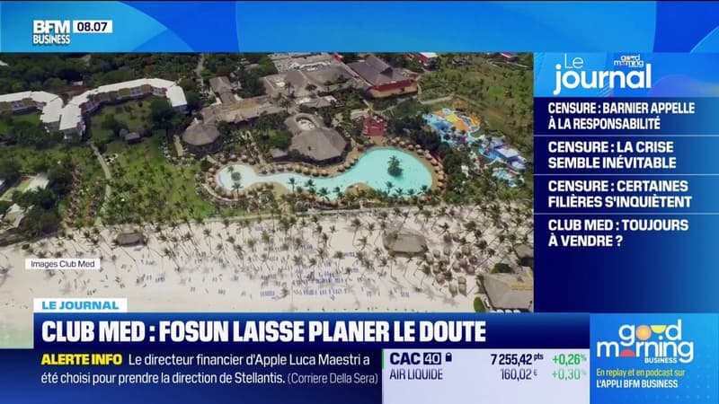 Club Med: Fosun, conglomérat chinois, lève le pied sur la vente du club de vacances