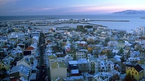 La ville de Reykjavik, capitale de l'Islande