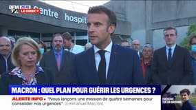 "Nous allons regarder hôpital par hôpital, quelles sont les difficultés constatées" annonce Emmanuel Macron