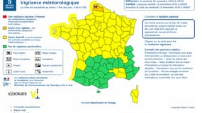 Le Pas-de-Calais placé en vigilance orange par Météo France pour pluies-inondations. 