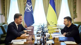 Le nouveau secrétaire général de l'Otan Mark Rutte a réaffirmé le soutien occidental à l'Ukraine jusqu'à ce qu'elle "l'emporte" sur la Russie.