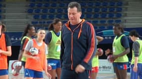 Olivier Krumbholz et son équipe à l'entraînement
