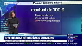 BFM Business avec vous : Peut-on recevoir la prime inflation par chèque pour ne pas communiquer son RIB à l'URSSAF ? - 05/01