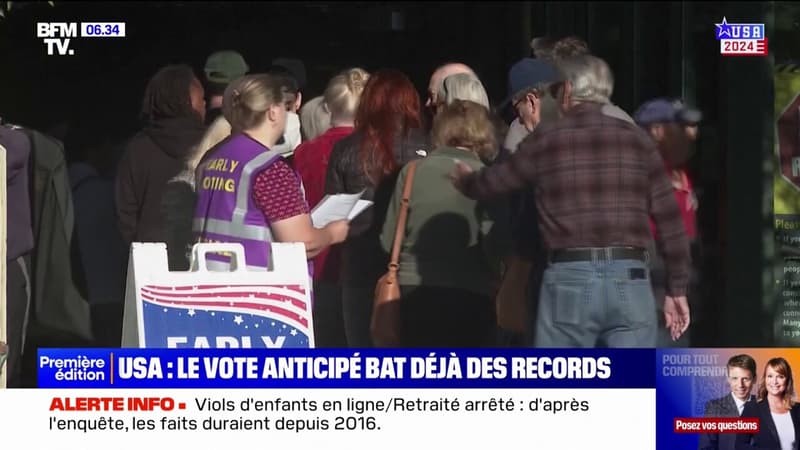 Présidentielle aux États-Unis: 15 millions d'électeurs se sont déjà exprimés dans le cadre du vote anticipé